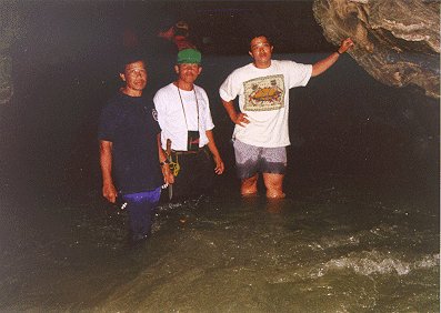 we're just glad that there are no crocs around