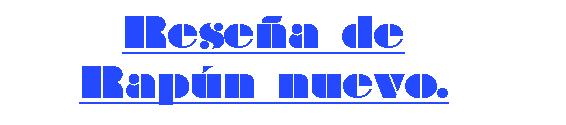 Resea de Rapn nuevo