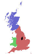 UK picture with Nottinghamshire