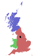 UK picture with West Yorkshire
