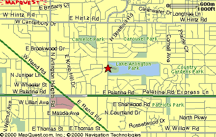 Image of the Lake Arlington area
