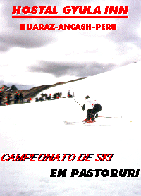 Pastoruri practica de deporte sobre nieve Ski