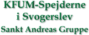 KFUM-Spejderne i Svogerslev. Sankt Andreas Gruppe