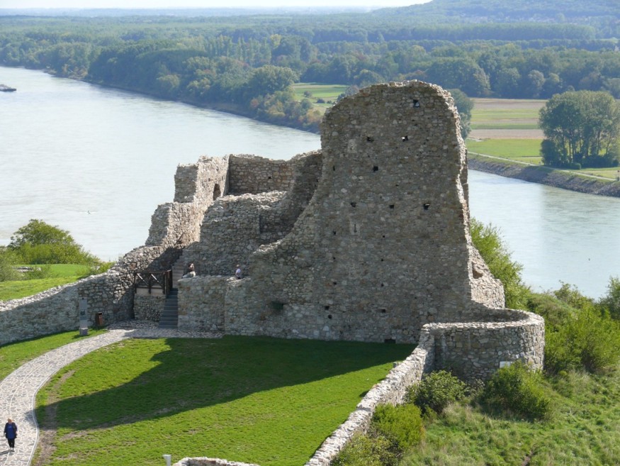 Castle Devin, overlooking the Danube.