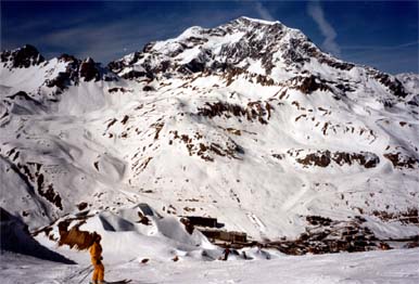 Dalla Pte du Lavachet vista su Tignes-le-lac