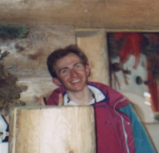 Io in un bellissimo rifugio sopra Solda all' Ortles