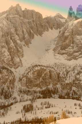 La Val de Mezd� vista dal rif. Forcelles