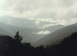 View of the mountains