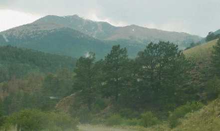 Stormclouds over Mt. Ouray