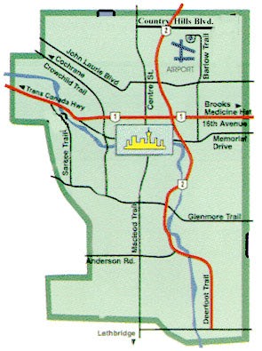 calgary map