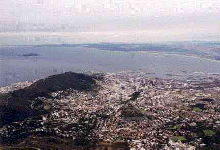 Cape town, view from table mountain