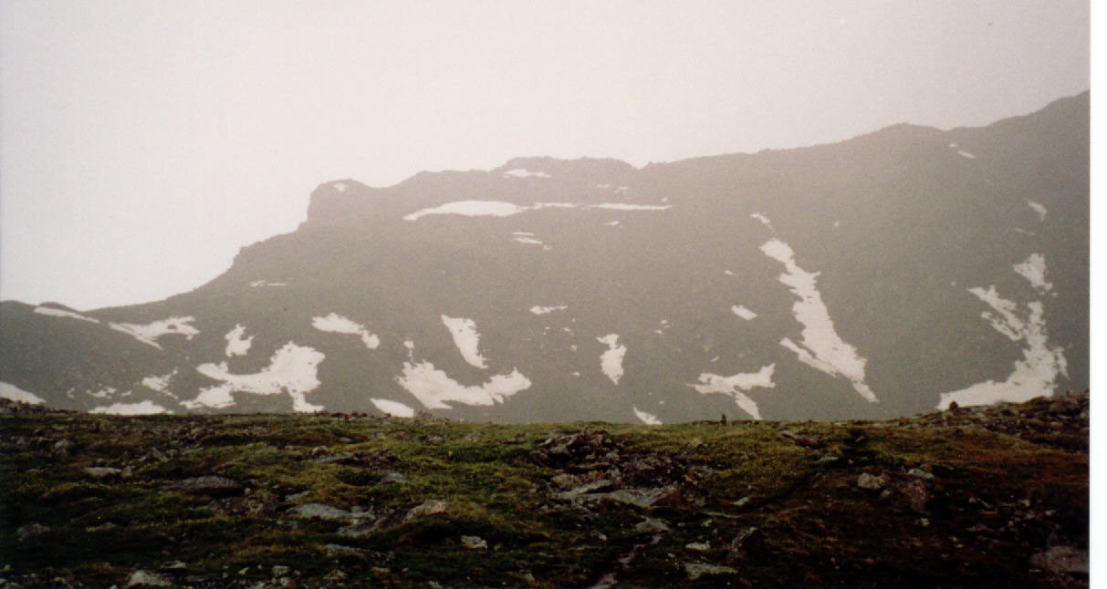 Mount Harvard with storm coming in