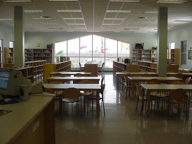 media center bookshelves