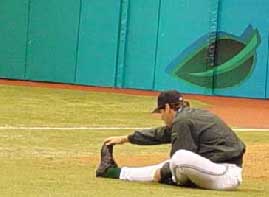 John Rocker Stretching