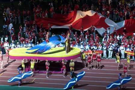 A giant thong - type of sandel