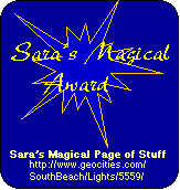 Sara's Magical Award