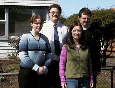 Photo of reporting team at work