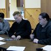 The editng team at work