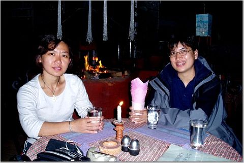 dinner in Pokhara