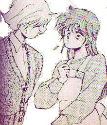 Seiji and Nasutei from an official doujinshi from 'Promotion' by Keibunsha