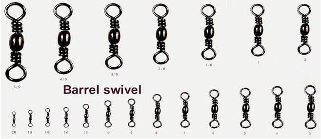 50 - SIZE 3 NICKEL (SILVER) CRANE (BARREL) SWIVELS (100 POUNDS