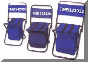 outdoor fishing folding chair with tackle bog