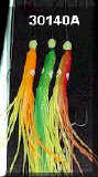 Fishing rig with fish skin, gel or streamer.)