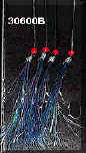 Fishing rig with fish skin, gel or streamer.