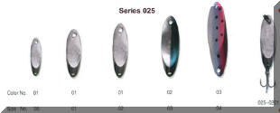Fishing spoon and spinner