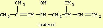 Molecule formula of ipsdienol