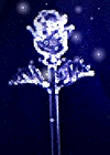 glass rose