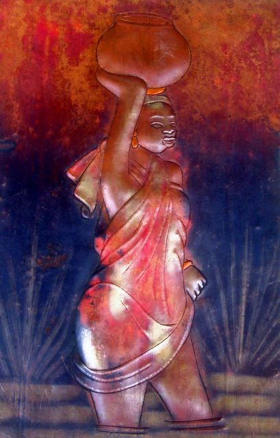 Woman Drawing Water