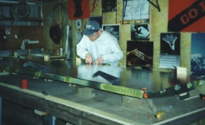 Aligning Lower Aft Skins With Rib Centerline
