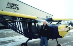 Dad After His Demo Flight at Zenith Aircraft Company
