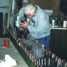 Dad Riveting Stabilizer Lower Skin