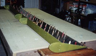 Elevator With Rear Skin Clecoed
