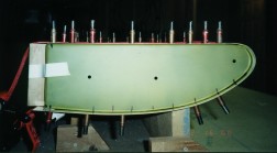 Stabilizer End View on Support Beams