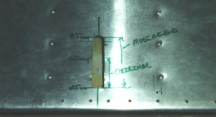 Trim Tab Control Rod Cut-Out in Elevator