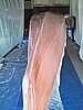 lightly sanded after second coat
