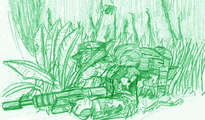 I actually drew this pic thinking of people i play cs with like bill, cory, and keith. Some great times