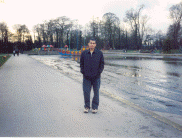 Frozen lake