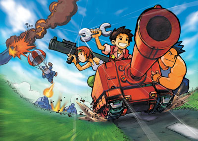 picture of main screen of Advance Wars 1