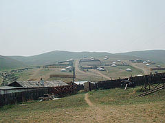 Ger on the hills