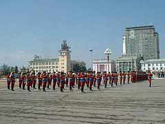 Band in Sukhbaatar Square