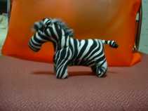 beanbag zebra