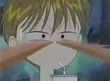 Hayama reacting to Sana's role as mother