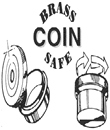 Brass Coin Safe