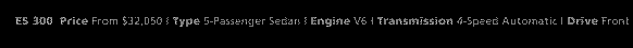 ES300 specification