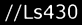 ls430 button