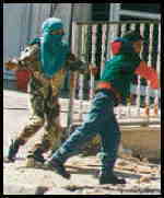 2 Boys throwing stones